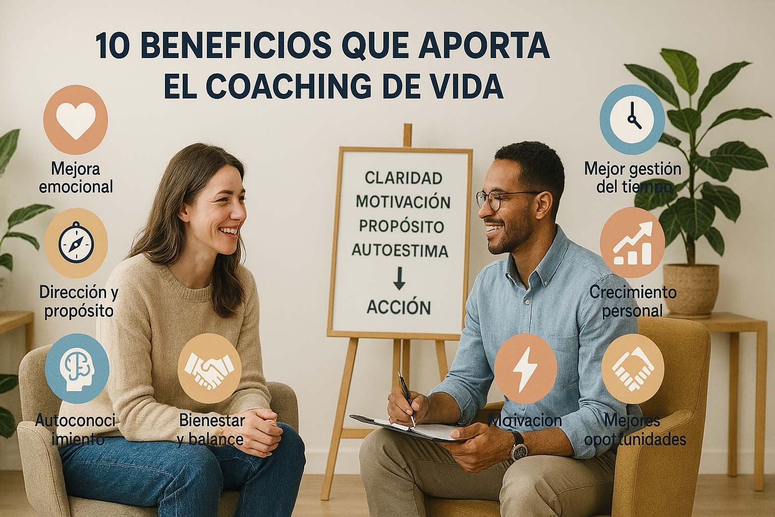 10 beneficios que aporta el Coaching de vida: